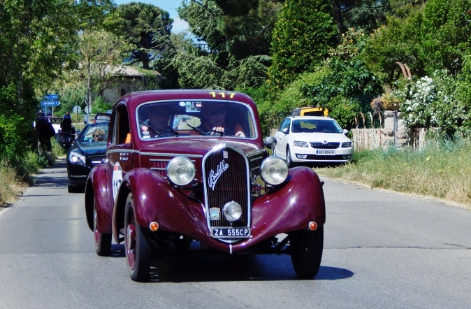 Mille miglia race in Tuscany